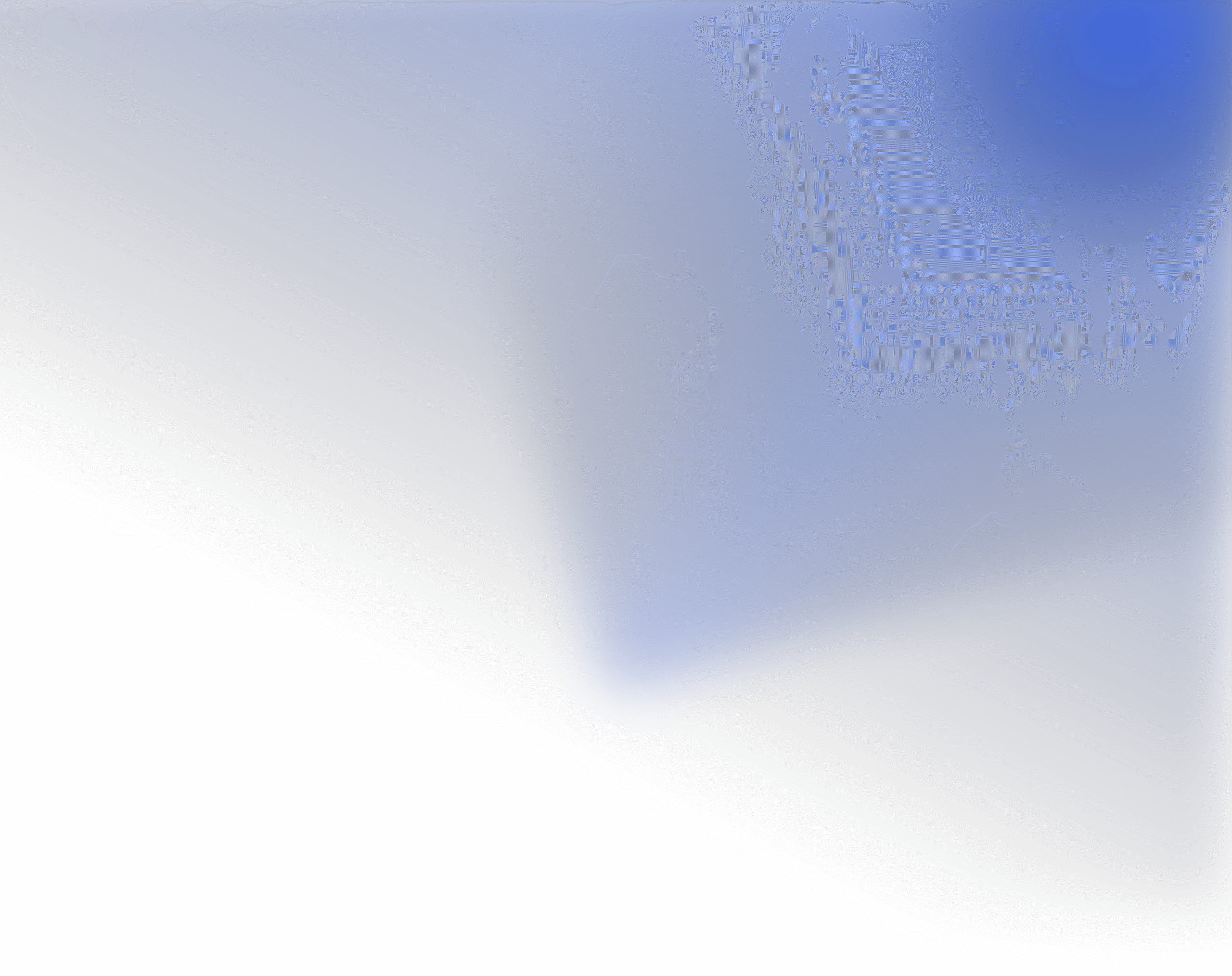Gradient top background design used in AI Secretary hero section